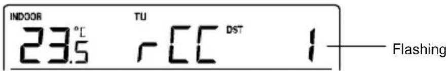 TECHNOLINE WS 9273 - TIME RECEPTION ON/OFF SETTING - 1