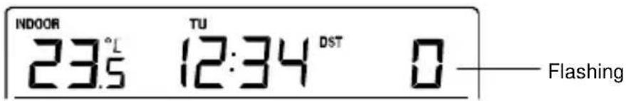 TECHNOLINE WS 9273 - TIME ZONE SETTING: - 1
