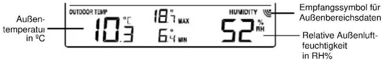 TECHNOLINE WS 9273 - AUSSENTEMPERATUR-/AUSSENLUFTFEUCHTIGKEITSDATEN - 1