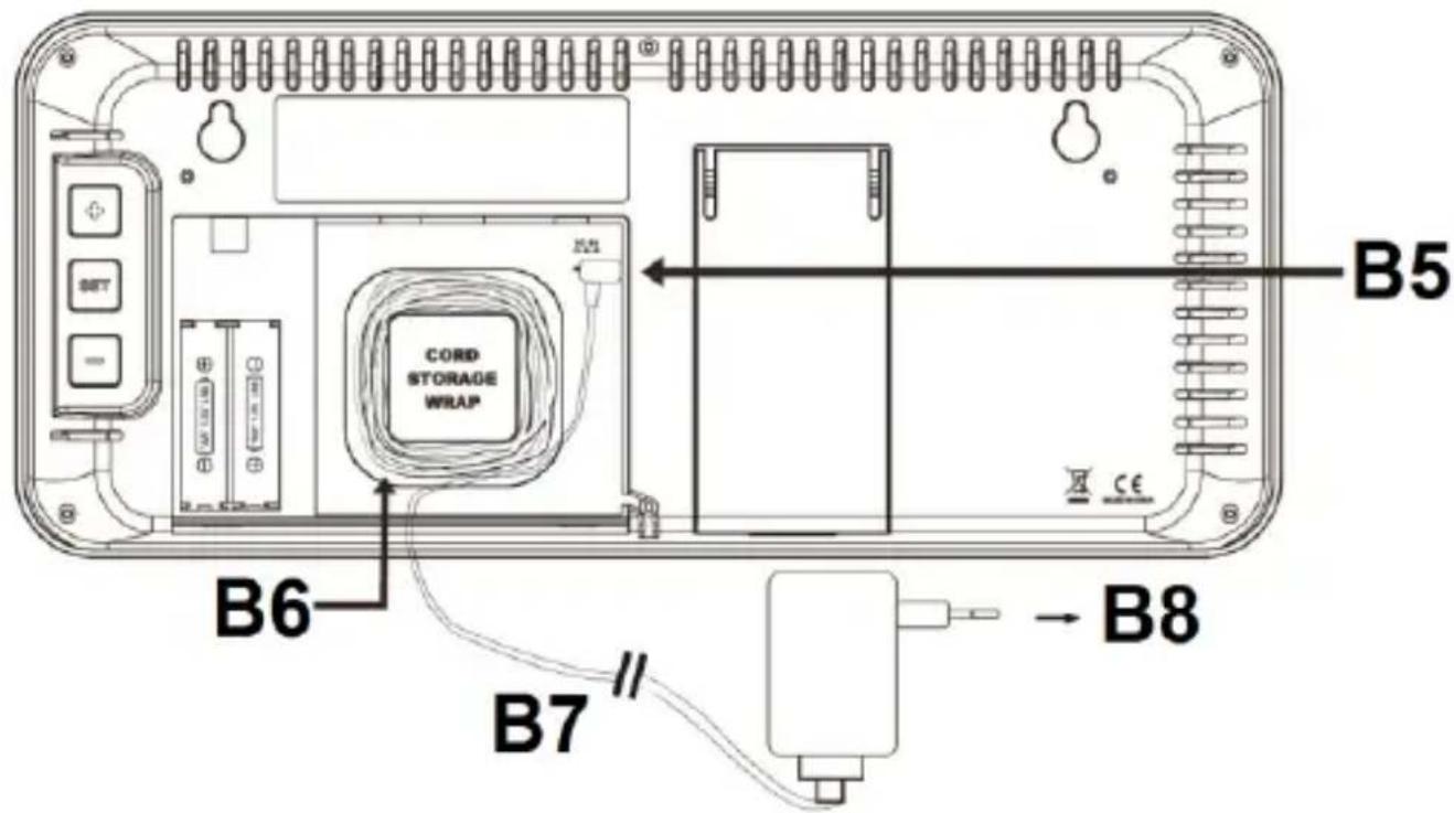 TECHNOLINE WS 8130 - Parte A – Lateral delantero y lateral superior - 4
