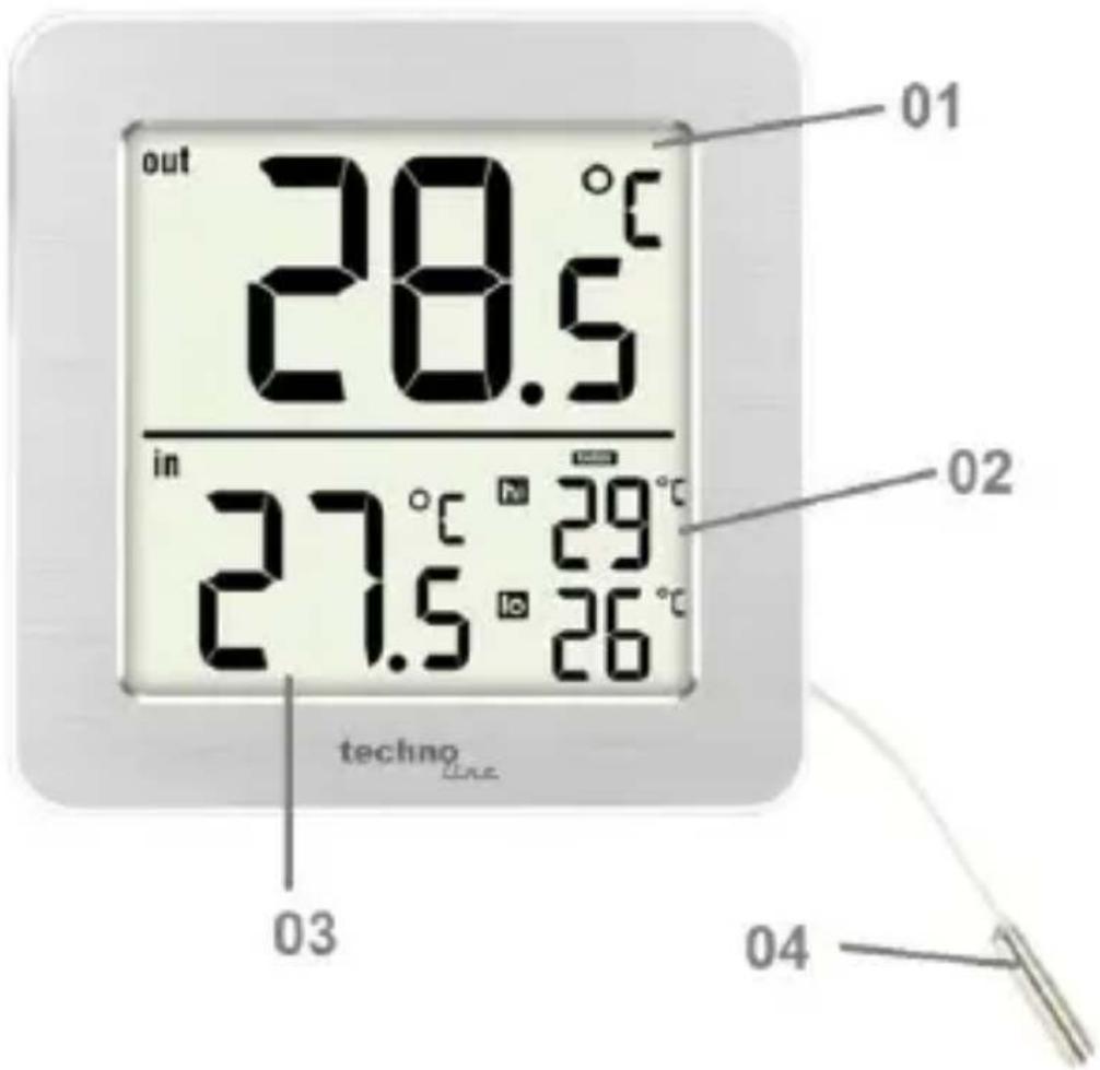TECHNOLINE WS 7049 - Wyswietenie: - 1
