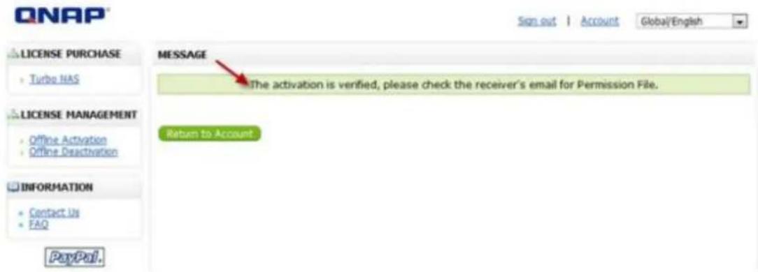 QNAP VS6116 Pro+ - Activation hors ligne - 5