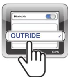 Sena Outride - Couplage GPS - 5