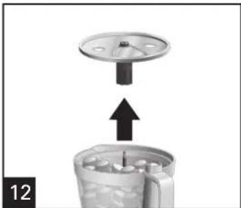 HAMILTON BEACH 70825 - How to Use Adjustable Slicing Disc (cont.) - 5