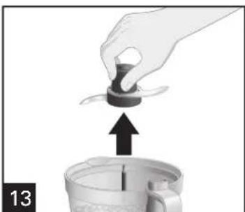 HAMILTON BEACH 70825 - How to Use Chopping/Mixing Blade (cont.) - 6