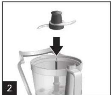 HAMILTON BEACH 70825 - How to Use Chopping/Mixing Blade - 2