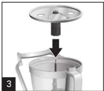 HAMILTON BEACH 70825 - How to Use Adjustable Slicing Disc - 3