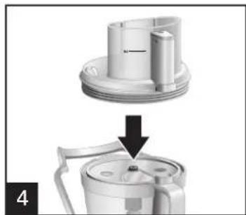 HAMILTON BEACH 70825 - How to Use Adjustable Slicing Disc - 4