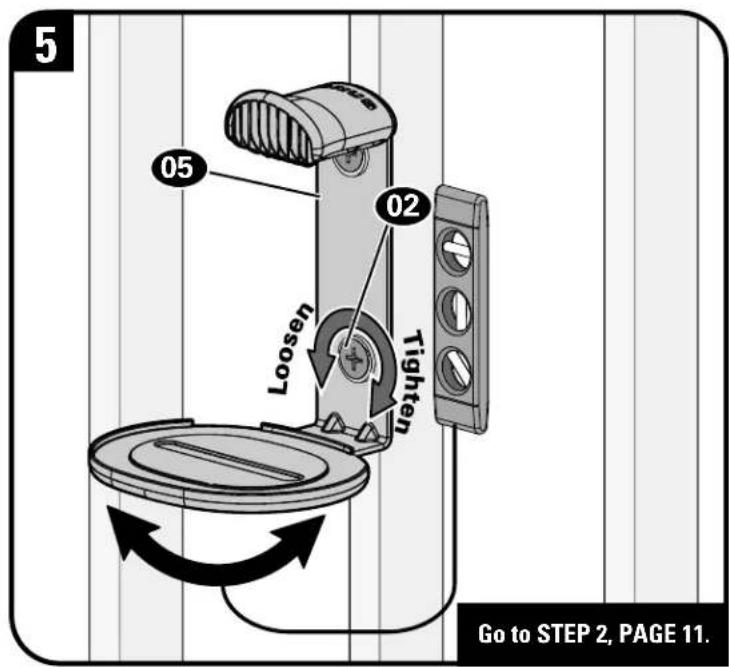 5 05 02 Loosen Tighten Go to STEP 2, PAGE 11.