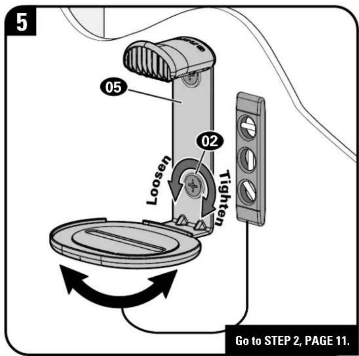 5 05 02 Loosen Tighten Go to STEP 2, PAGE 11.
