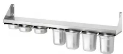 BARTSCHER 389140 - Spice shelf, 7x1/6GN - 1
