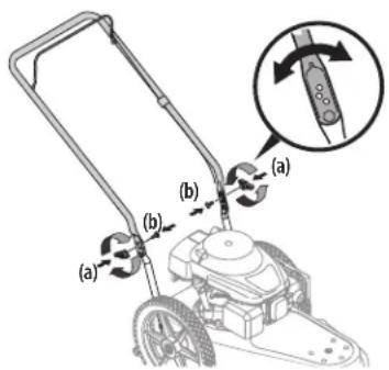 TROY-BILT TB22TM - Partie supérieure du guidon - 2