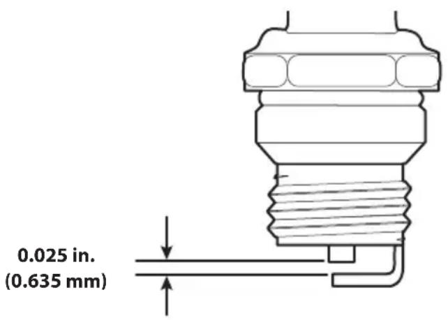 TROY-BILT TB25S - MAINTAINING THE SPARK PLUG - 2
