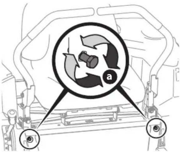 TROY-BILT Mustang Z46 - Réglage de la butée du levier de commande de transmission des barres de conduite - 1