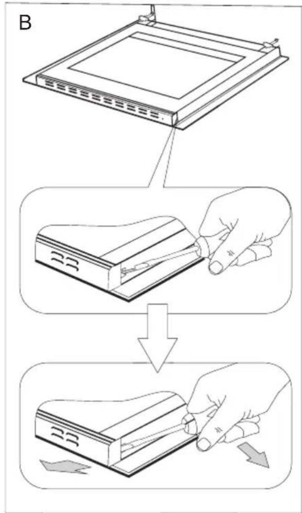 AMICA EHE 932 000 E - Verwijdersen van de binnenruit - 1