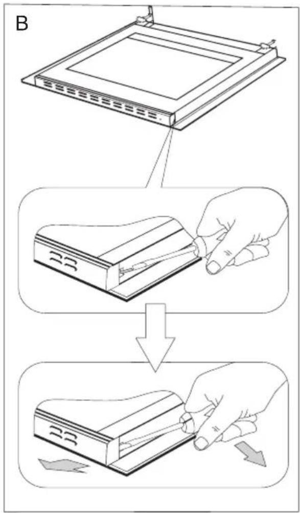 AMICA EHE 932 000 E - Herausnahme der inneren Scheibe - 1