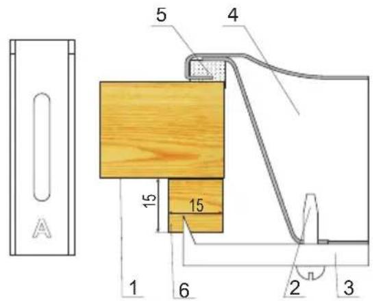 AMICA EHE 932 000 E - Einbau des Kochfeldes in der Arbeitsplatte der Kuchenmöbel - 1