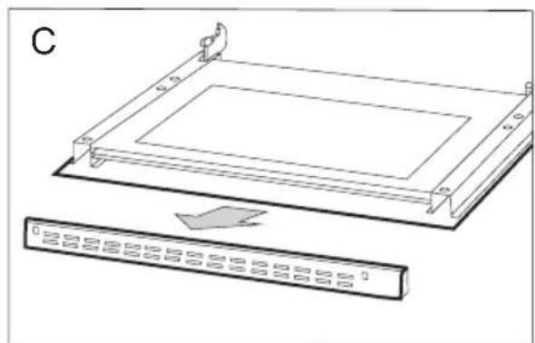 AMICA EHE 932 000 E - Removing the inner panel - 2