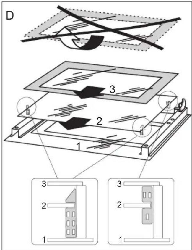 AMICA EHE 932 000 E - Removing the inner panel - 3