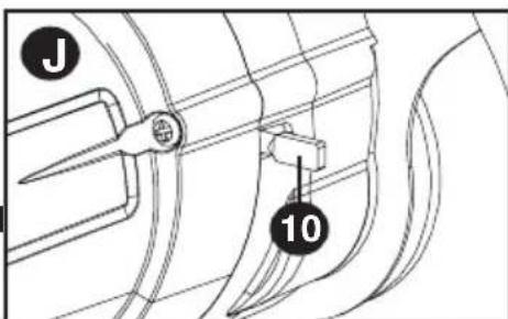 Porter-Cable PCE700 - DéPOSE ET INSTALLATION DES MEULES (FIG. J, K) - 6