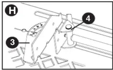 Porter-Cable PCE700 - TO CHANGE THE DESIRED CUTTING ANGLE - 1
