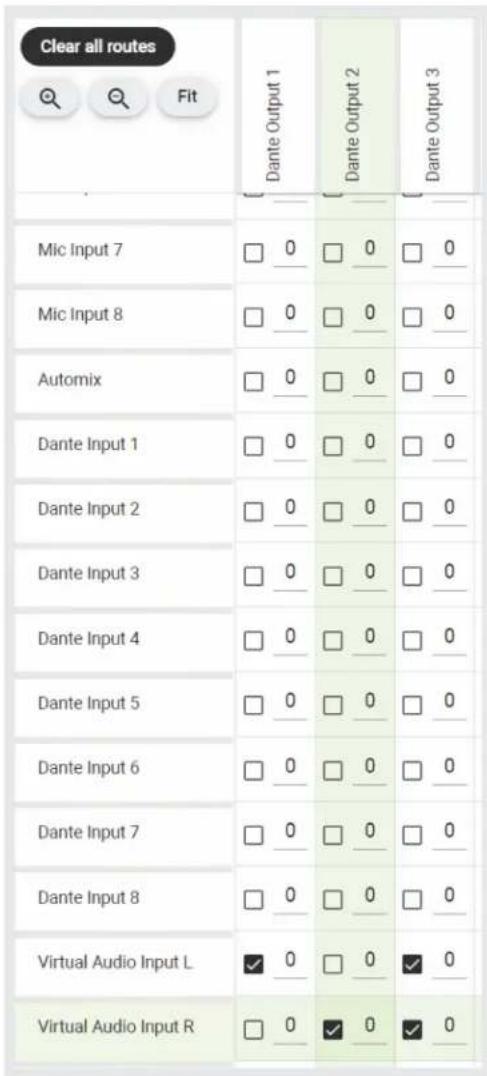 SHURE IntelliMix Room - Acheminer l'audio stéréo - 2