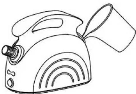 Di4 SteamClean Caddy - Llene el agua - 1