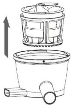 Melchioni Vega - Disassembly of the squeezing rubber pad - 4