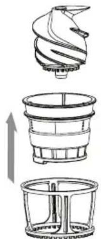 Melchioni Vega - Disassembly of the squeezing rubber pad - 5
