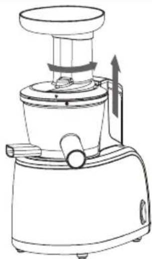 Melchioni Vega - Disassembly of the squeezing rubber pad - 1
