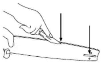 GARLAND Rodent 604 WV21 - MANTENIMIENTO DE LA BARRA DE LA CADENA - 2