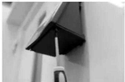 Burg Wächter secuENTRY 5700 - Dismantling of the secuENTRY keypad from the wall holder - 1