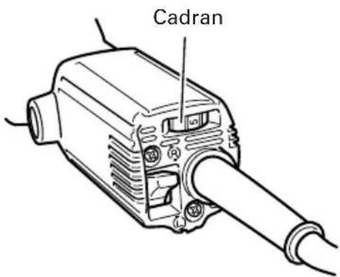 HiKOKI D 10YB - Réglage de vitesse de la perceuse - 1