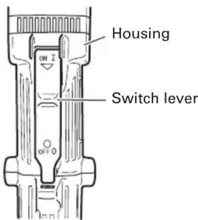 HiKOKI D 10YB - ○Turning the switch on - 3