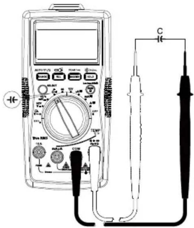 Amprobe AM540EUR - Meting capacititie - 1