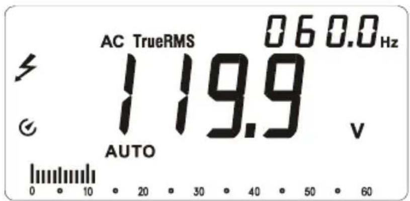 Amprobe AM540EUR - Mesure de fréquence / Rapport cyclique - 2