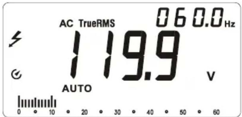 Amprobe AM540EUR - Måling af frekvens/Driftscyklus - 2