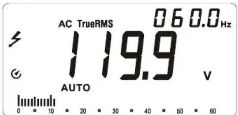 Amprobe AM540EUR - Misure di frequenza / duty cycle - 2