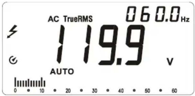 Amprobe AM540EUR - Taajuuden tai pulssisuhteen mittaus - 2