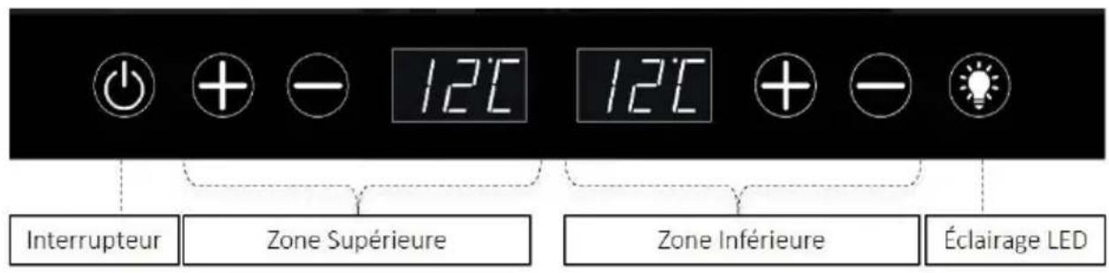 KALORIK WCL 44447 - Controle de la temperature et affichage - 1
