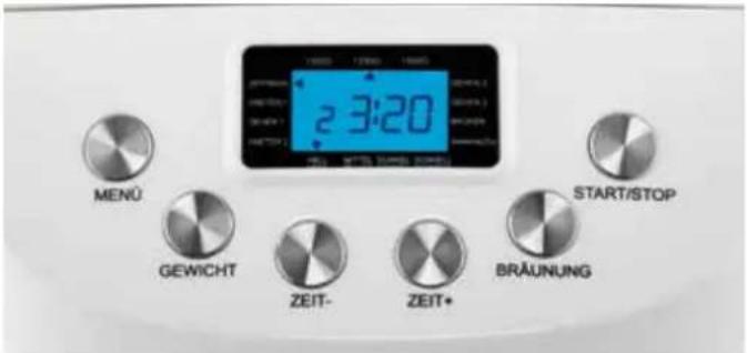 UNOLD Backmeister Big 68525 - DIE TASTEN-FUNKTIONEN - 1