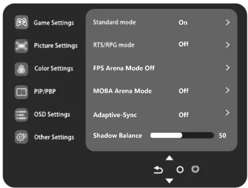 LC-Power M40UWQHD144 - MENU OSD - 2