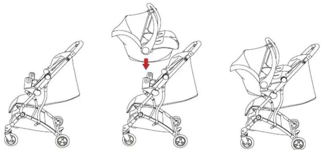 Osann Vegas - Sistema de viaje con adaptador\* y asiento de bebé\* - 1