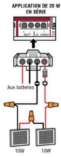 LIFT-MASTER CSW24UL - Cabel les panneaux solaires - 1