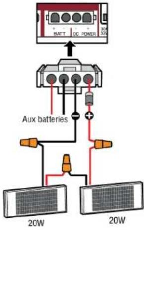 LIFT-MASTER CSW24UL - Cabel les panneaux solaires - 3