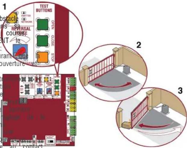 LIFT-MASTER CSW24UL - Test d'obstruction - 1