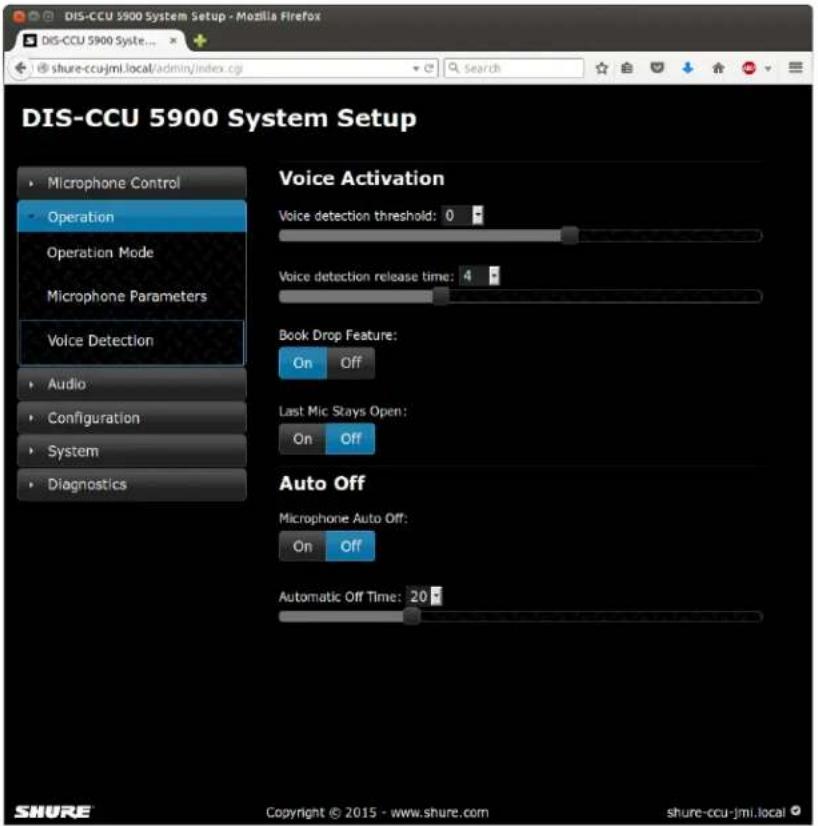 SHURE DDS5900 - Voice Activation (VOX) - 1