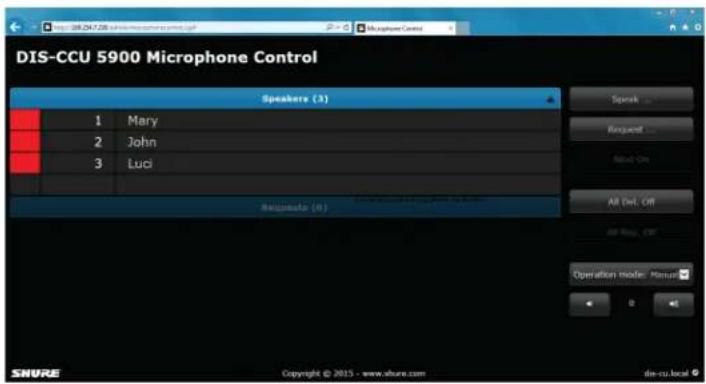 SHURE DDS5900 - Modes d'utilisation du microphone - 2