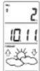 LA CROSSE TECHNOLOGY WS7017UIT - SETTING THE FORECAST SENSITIVITY - 1