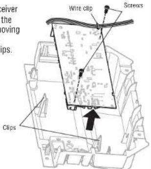 CHAMBERLAIN 050DCTBFMC - Remove the receiver logic board - 3